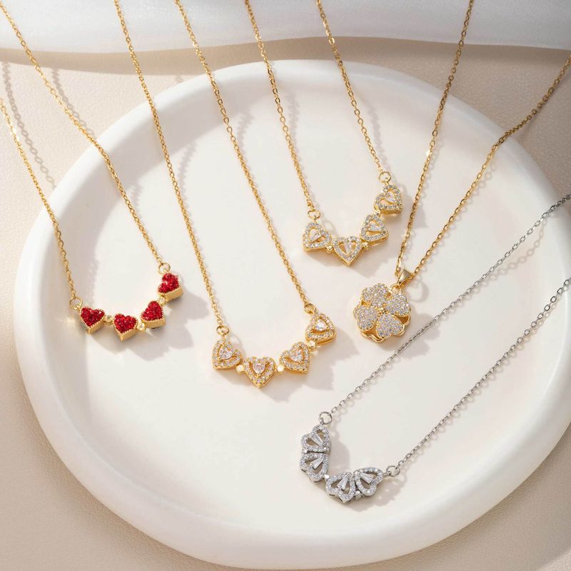 Vierbladige klaver ketting licht luxe sleutelbeen ketting titanium staal niet vervagend_voghion.com