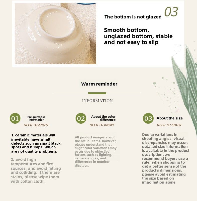 Französisches Geschirrset für den Hausgebrauch, hoher ästhetischer Wert für Mädchen, hübsches Keramikschüsselset, neues geprägtes Geschirr_voghion.com