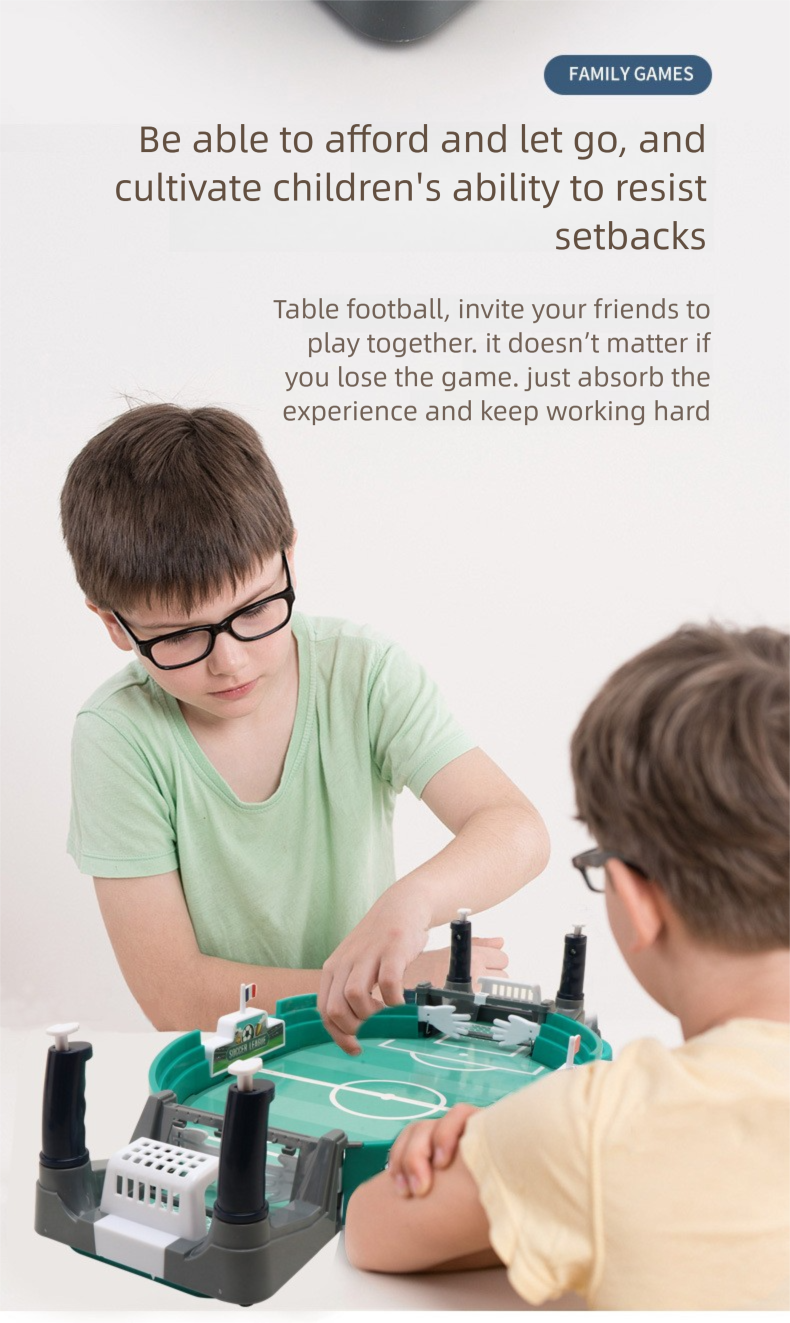 Jouet de jeu de machine de football de table pour enfants Double Battle_voghion.com