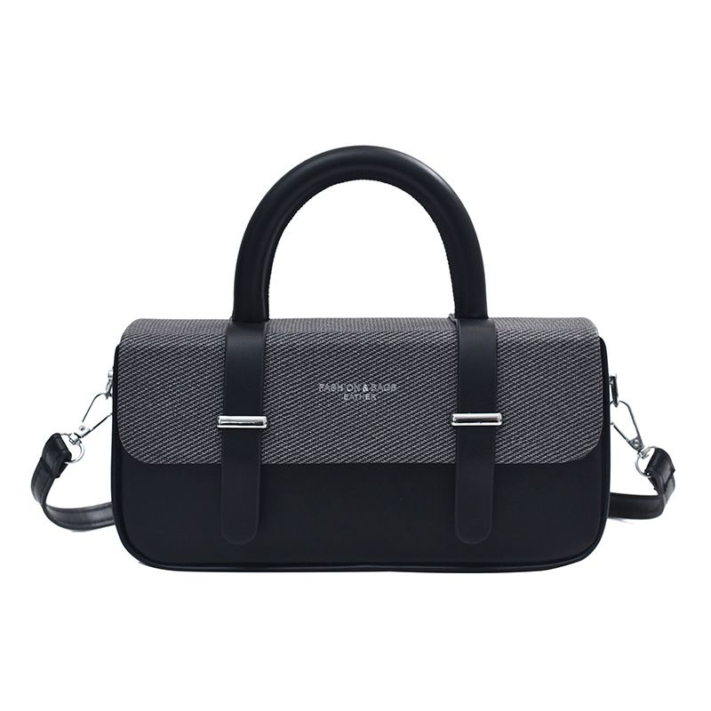 Trendy Versatile Box PU Texture Shoulder Niche Light Luxury Crossbody Women's Handbag Small Square Bag_voghion.com