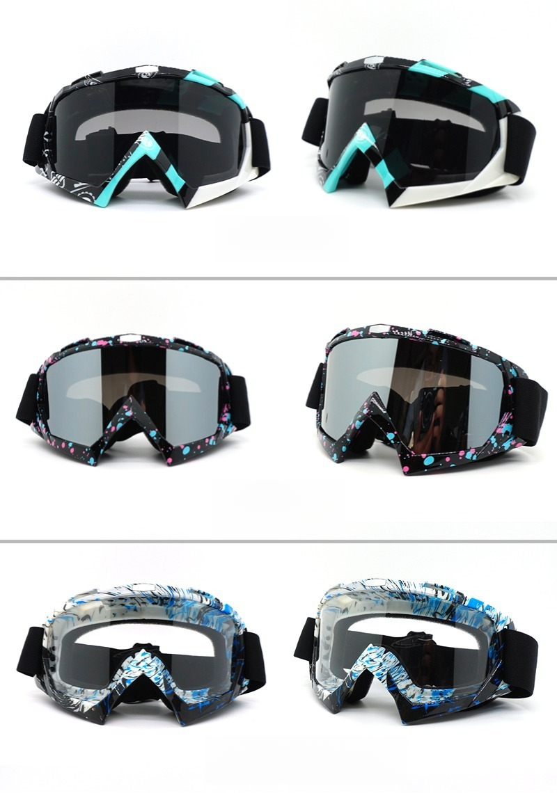 Heißer Verkauf Motorrad Taktische Schutzbrille Outdoor Off-road Winddicht Reiten Ski X600 Gläser_voghion.com