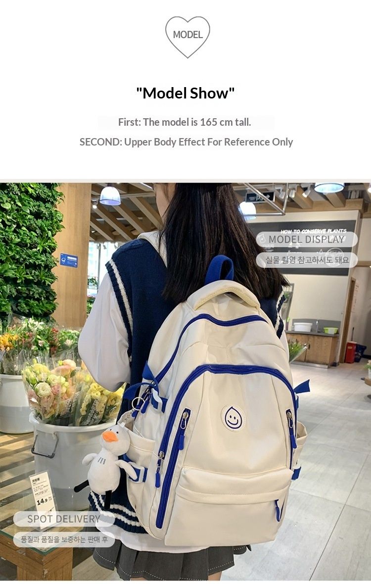 Satin Satin Korean Version Ins Versatile College Female Japanese Style Campus Junior High School Student Large Capacity Backpack_voghion.com