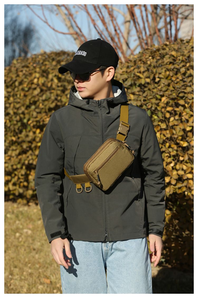 Borsa da jogging da città, alla moda, casual, da donna, in tinta unita, versatile, a tracolla, per sport all'aria aperta, marsupio per cellulare_voghion.com