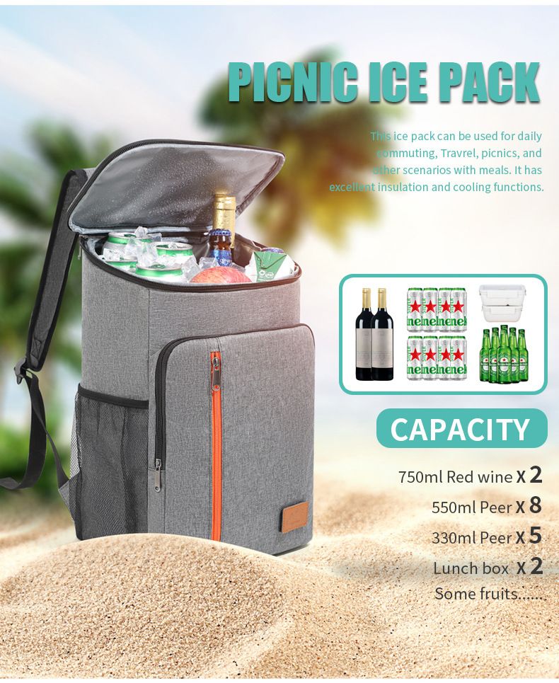 Kitchen Gadget Sets Outdoor Thermal Insulation Bag Portable Mountaineering Backpack Thickened Aluminum Foil Ice Pack_voghion.com