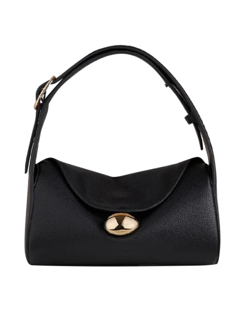 CAFUNE Drop Duffel leather niche cylinder Italian cowhide one shoulder underarm bag for women_voghion.com