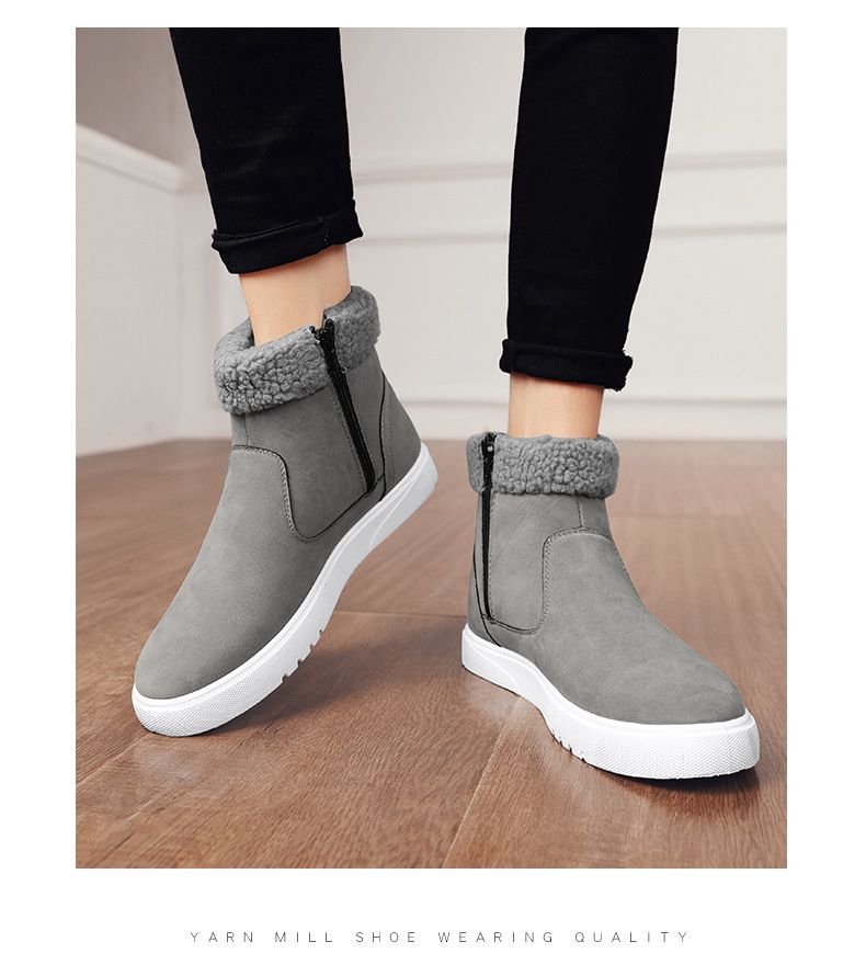 Winter Schneestiefel Warme Baumwollschuhe Mode Baumwollstiefel Herrenschuhe_voghion.com