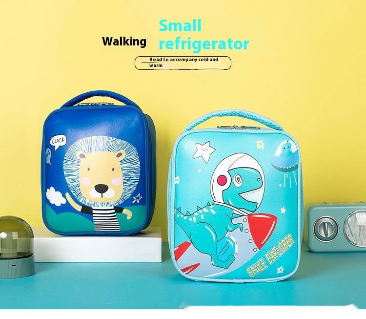 New Unicorn Lunch Box Bag Bento Bag with Insulation and Large Capacity New Portable Oxford Cloth Children's Cartoon Lunch Bag_voghion.com