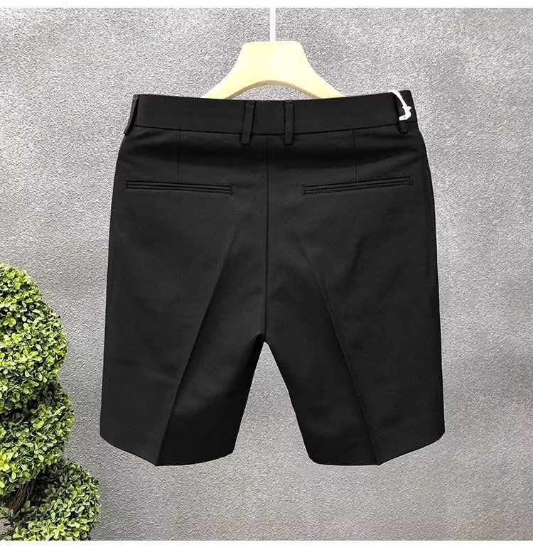 Pantaloncini chino slim fit da uomo - Pantaloncini leggeri da 5 pollici per l'estate, traspiranti e comodi, design a gamba dritta_voghion.com