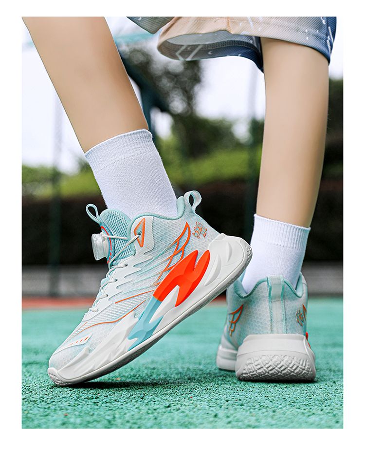 Chitu 8Pro Nezha Joint Wear-Resistant Non-Slip Breathable Boys Running Shoes Rotating Button Shock-Absorbing Spring And Autum Sports_voghion.com