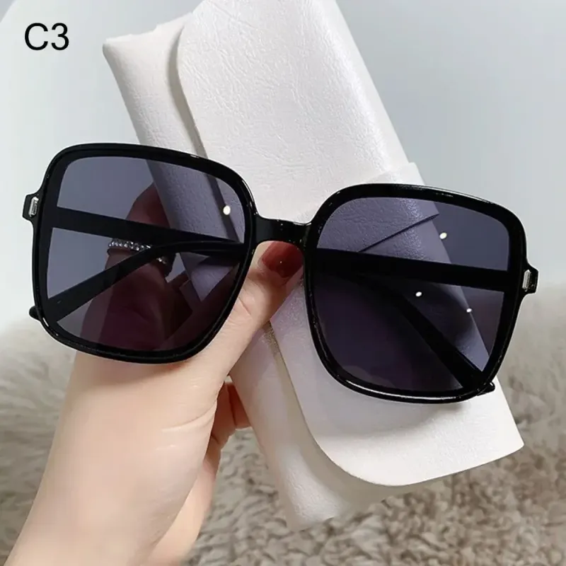 Heißer Verkauf Quadrat Sonnenbrille Frau Retro Vintage Gradienten Sonne Weibliche Klare Linse Schwarz Weiß Oculos De Sol Gläser Frauen_voghion.com