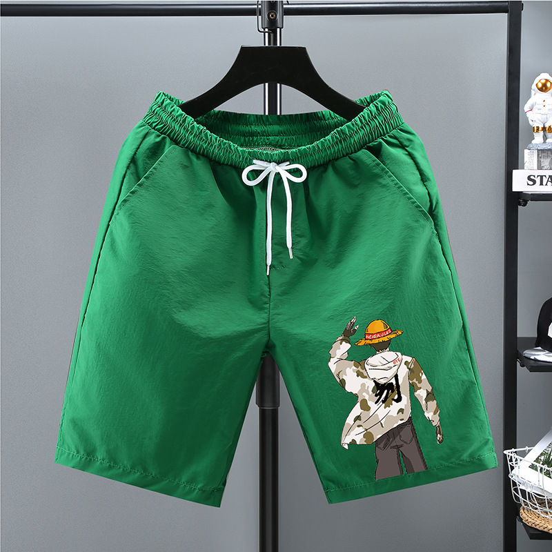 Sommer Piratenkönig Sport Shorts Herren große lockere schnell trocknende lässige 5-Punkt-Hose Basketballhose Strandhose_voghion.com