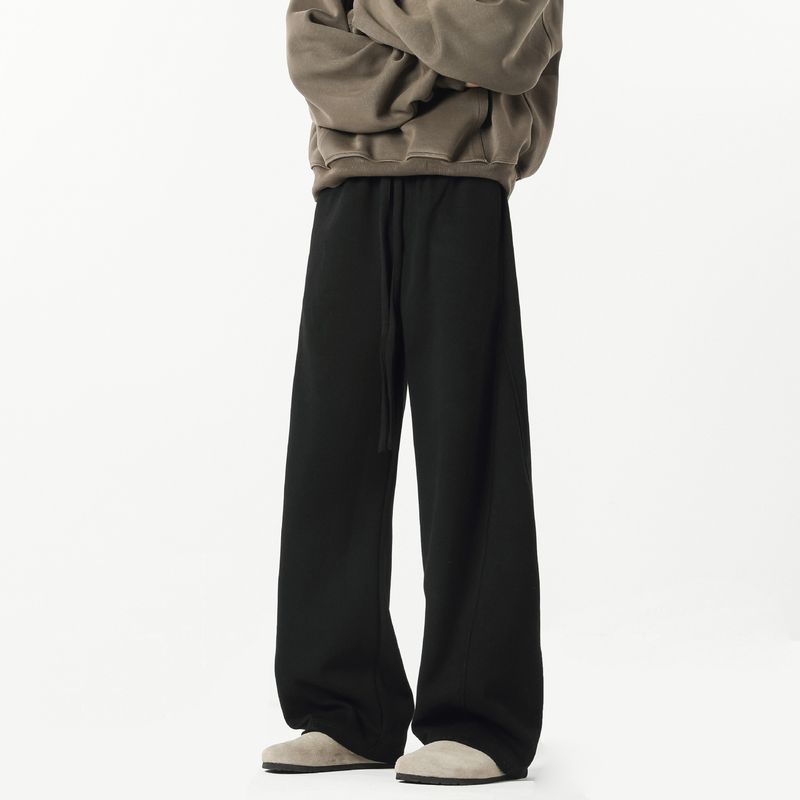 Retro High Street Cargo-broek voor heren - Oversized joggingbroek met rechte pijpen en patchworkdesign, streetwear-essentials voor een casual en stedelijke stijl_voghion.com