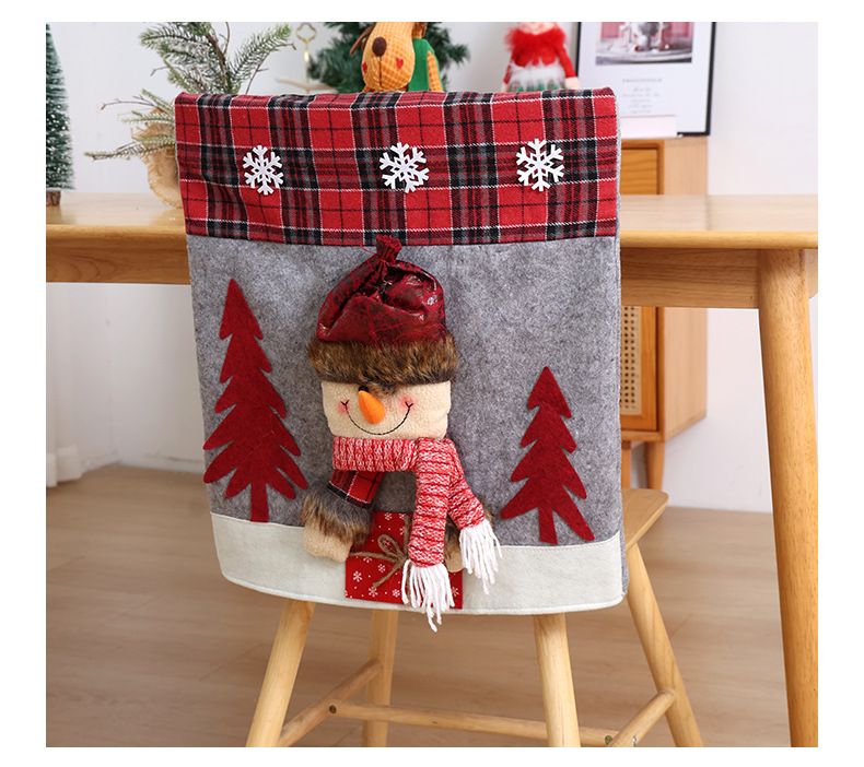 Neue Weihnachtsstuhlabdeckung aus Kunstleder, dreidimensionale Puppenstuhlabdeckung, europäische und amerikanische Tisch- und Stuhlabdeckung, Verkleidungsrequisiten_voghion.com