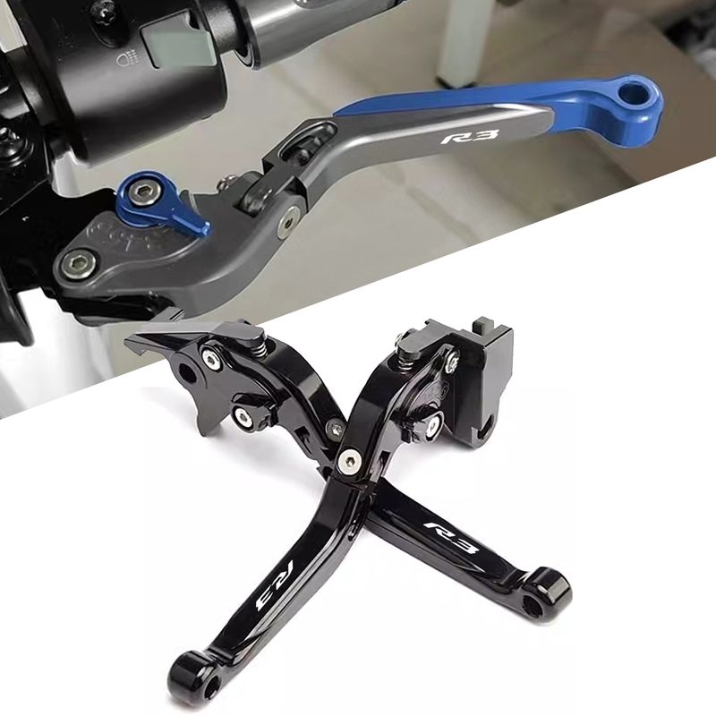 YZF R3 YZFR3 YZF-R3 Új motorkerékpár alkatrészek CNC 6 sebességes állítható behúzható összecsukható fékkuplungkar_voghion.com