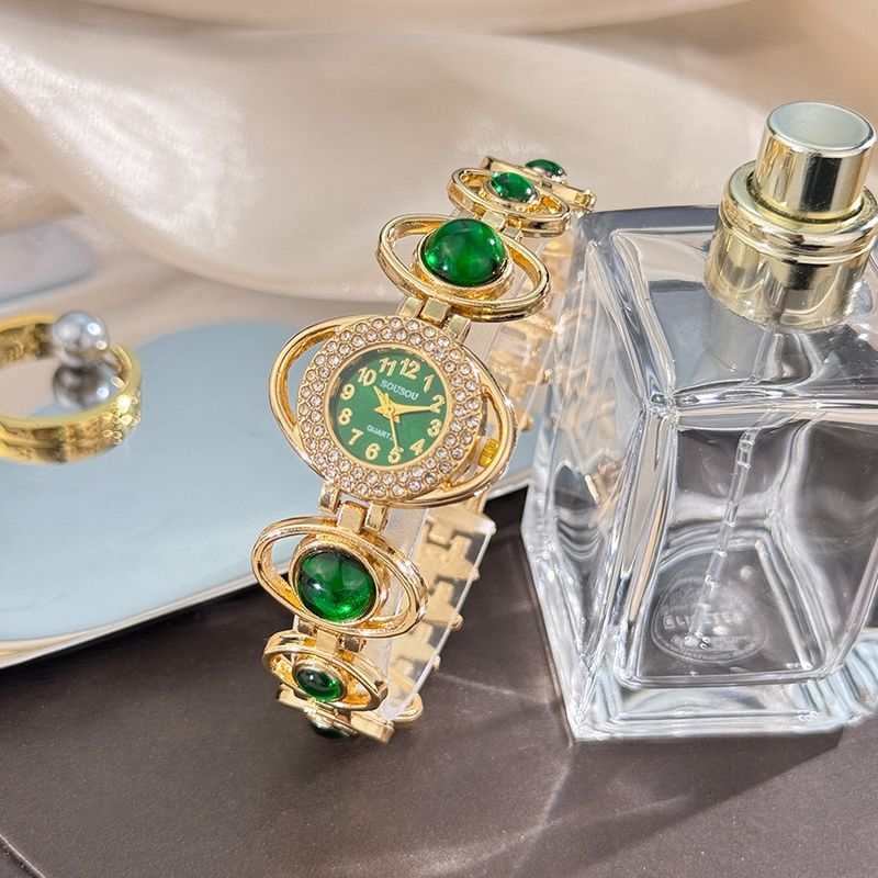 Orologio da donna alla moda, digitale, di lusso, con pietra, semplice, con decorazione a forma di nebulosa, per lavoro quotidiano, compleanno, anniversario, regalo di San Valentino_voghion.com