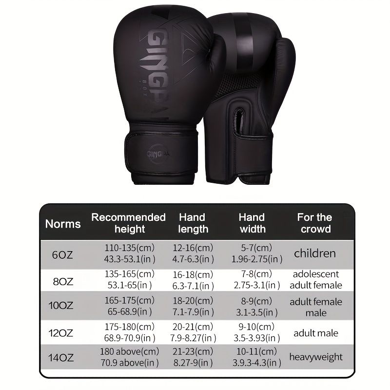 Guanti da boxe professionali per adulti, guanti da combattimento Muay Thai per uomo e donna, guanti da allenamento pratico Sanda, resistenti all'usura, 6 once, 8 once, 10 once, 12 once, 14 once_voghion.com