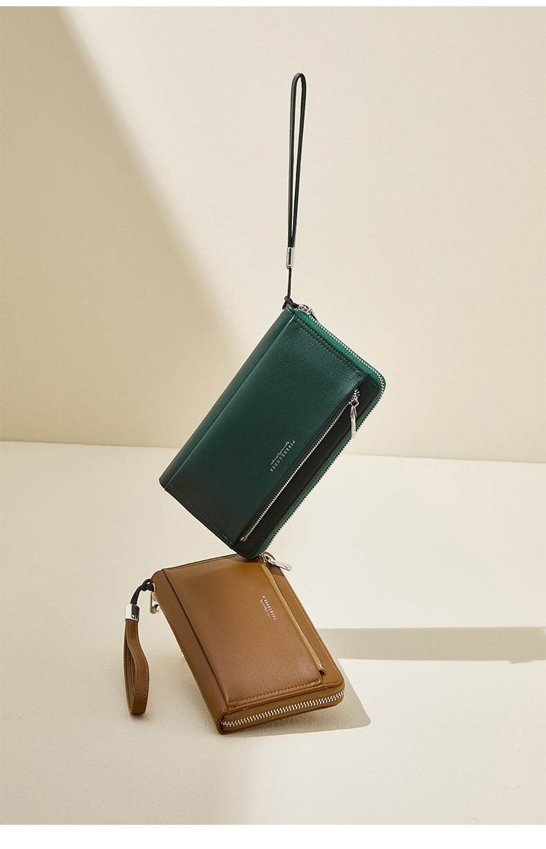 Women's Wallet 2024 New Letter Simplified Long Card Bag Wallet Multi Functional Large Capacity Handbag_voghion.com