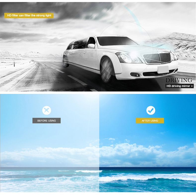 PE209 Nuovo specchio polarizzato cavo con rivestimento ad alta definizione Occhiali da sole polarizzati Occhiali da sole circolari_voghion.com