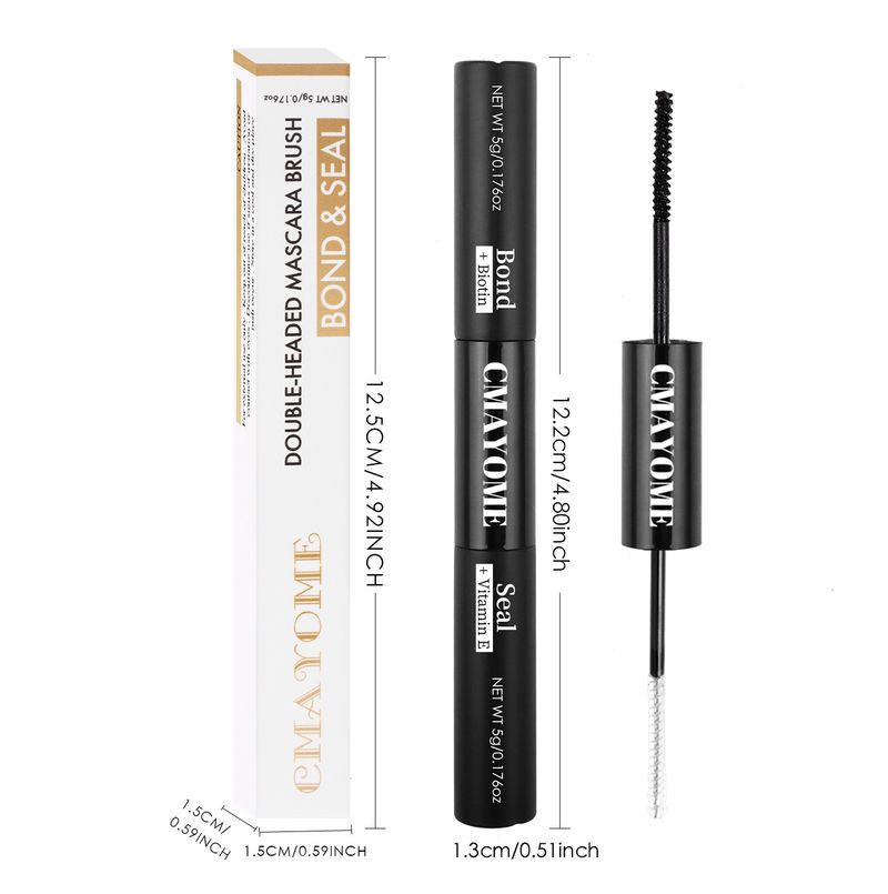 Brush Remover False Eyelash Application Makeup Tool Double-Ended Glue_voghion.com