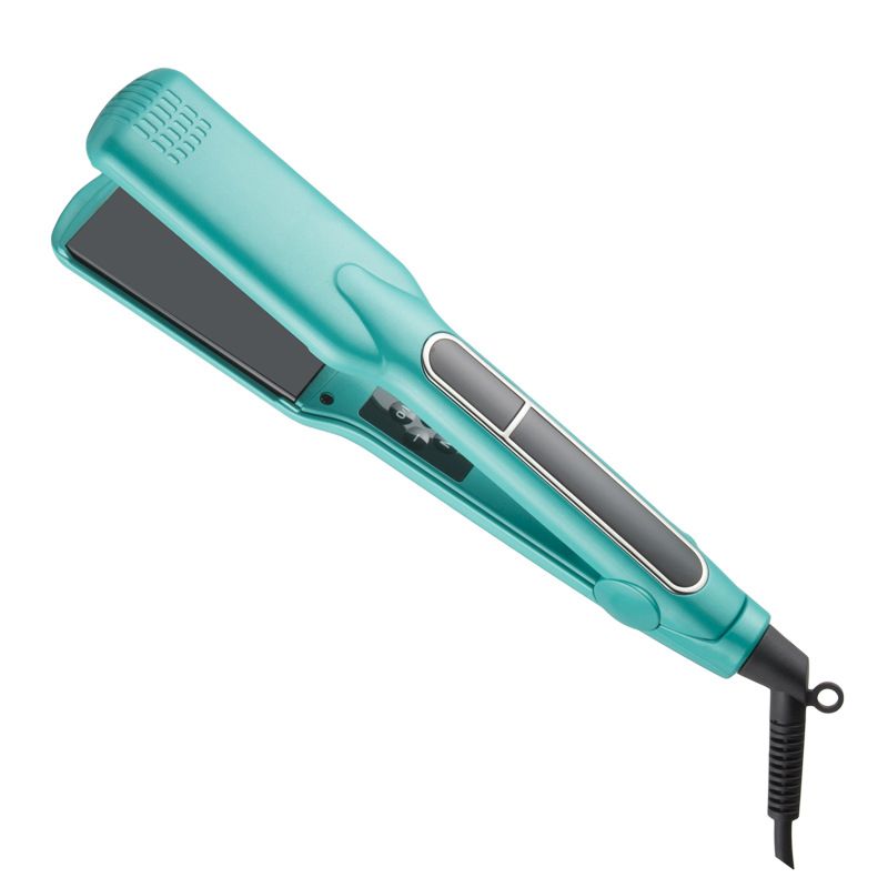 Piastra per capelli professionale in ceramica e tormalina con tecnologia agli ioni negativi - Piastra larga/stretta, 10 impostazioni di temperatura,_voghion.com
