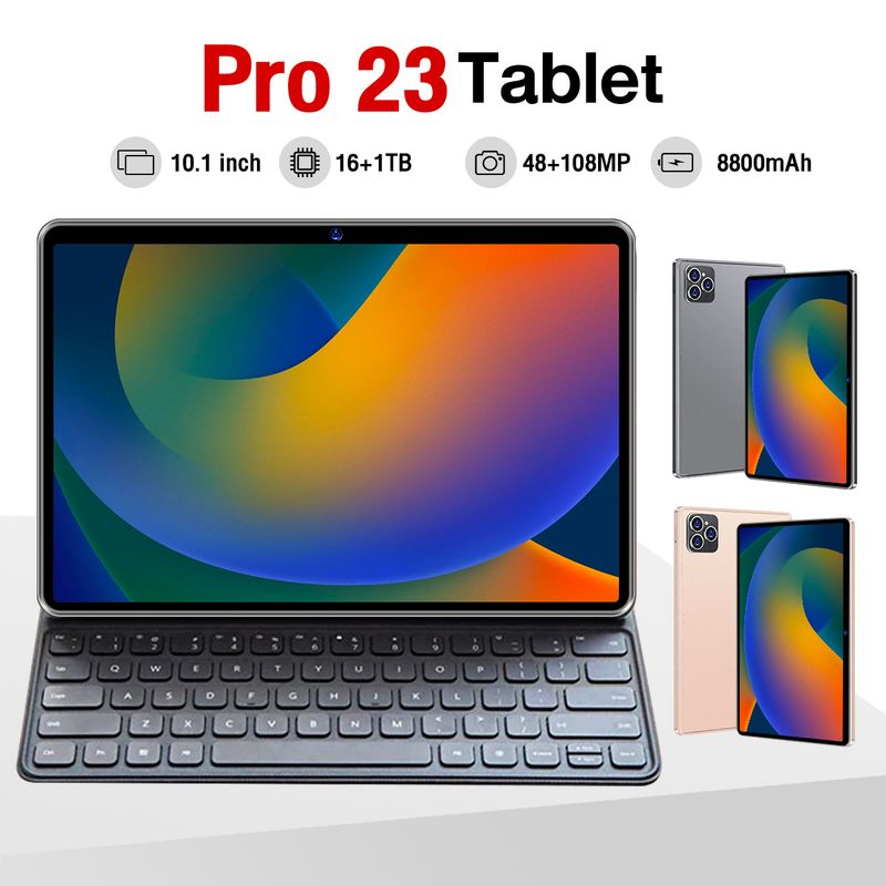2023 Nieuwe 10,1-inch Pro23 Tablet Dual SIM 4G Bellen 3+32 Groot Scherm Batch_voghion.com