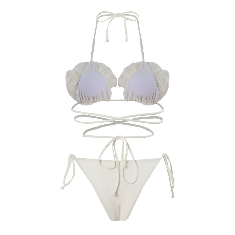 Sexy 3D driedimensionale bloemensplit bikini bikini voor dames, badmode voor dames_voghion.com