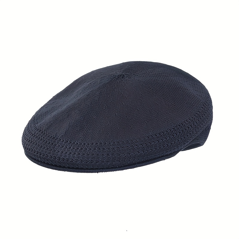 Unisex Beret Hat Knitted Soft Vintage Casual Berets Newsboy Cap Solid Color For Men_voghion.com