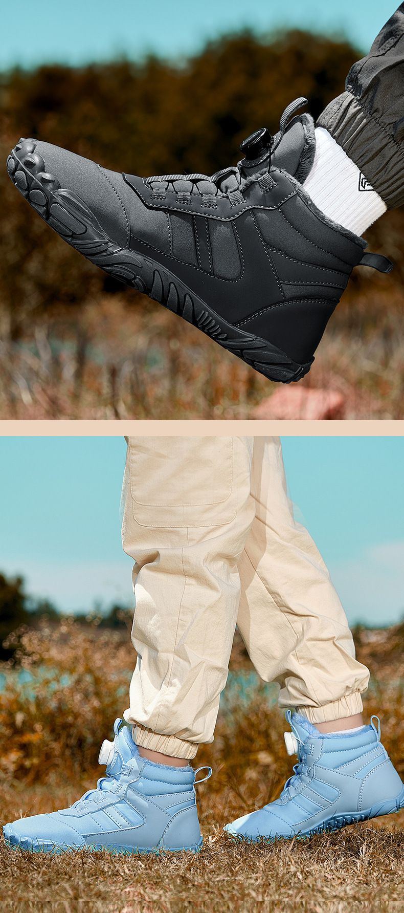 Winter New Cross-Border Snow With Fleece Lining, Thickened Warm Shoes For Men Women, Casual And Comfortable Couple's_voghion.com