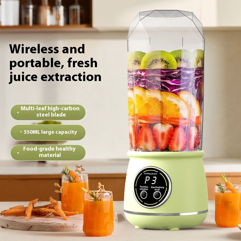 Portable Rechargeable Juicer Cup, Small Multifunctional Blender For Student & Home Use, Personal Smoothie Maker_voghion.com