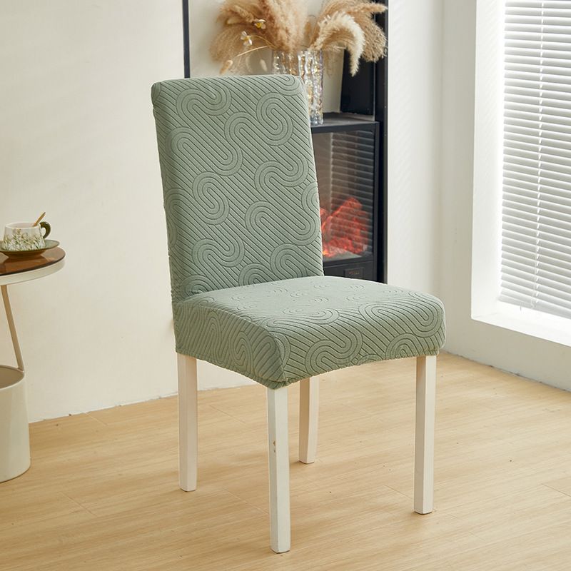 Elastische Jacquard-Stuhlhussen – strapazierfähige, vollflächige Schonbezüge für Esszimmer- und Bürostühle, knitterfreies, modernes Design, universelle Passform_voghion.com