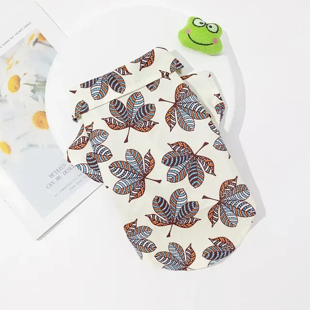 Hawaiian Styl Dog T-shirts, Bach Summr Cloths Vst Small Dogs, Brathabl Shirt For Puppis, Chihuahua Yorki By PawParty Store_voghion.com