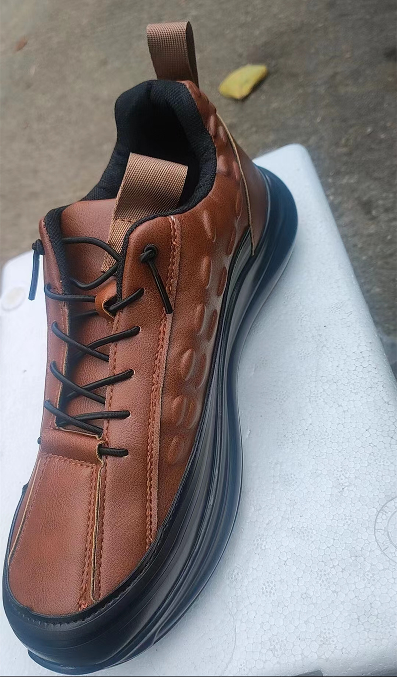 Chaussures pour hommes européens 2023 printemps et automne nouvelle plate-forme mi-haut décontracté chaussures à la mode coussin d'air bas motif de poisson baskets légères_voghion.com
