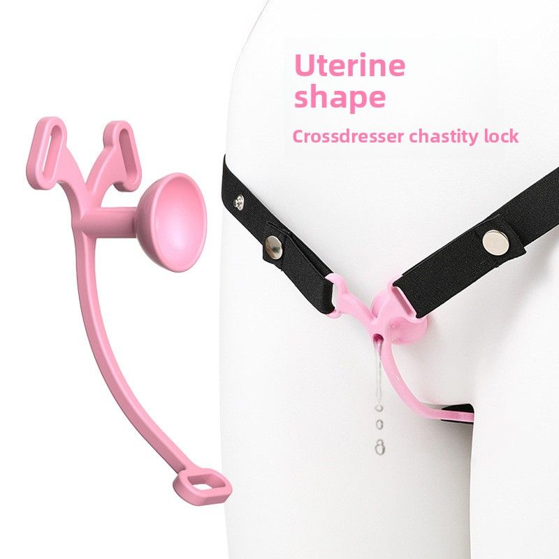 Lucchetto di castità a forma di utero con numero negativo, manichino, CB Lock, elettrodo negativo, pene nascosto, lucchetto di castità, indossare a lungo termine, lucchetto alternativo_voghion.com