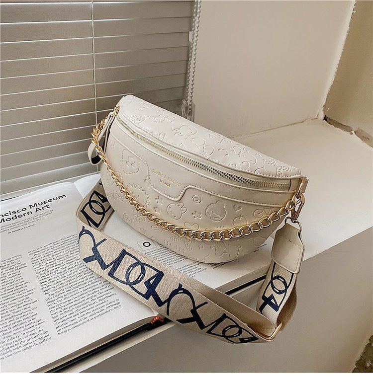 2021 nuova tendenza moda spalla tracolla catena in rilievo borsa a mano marsupio per donna_voghion.com