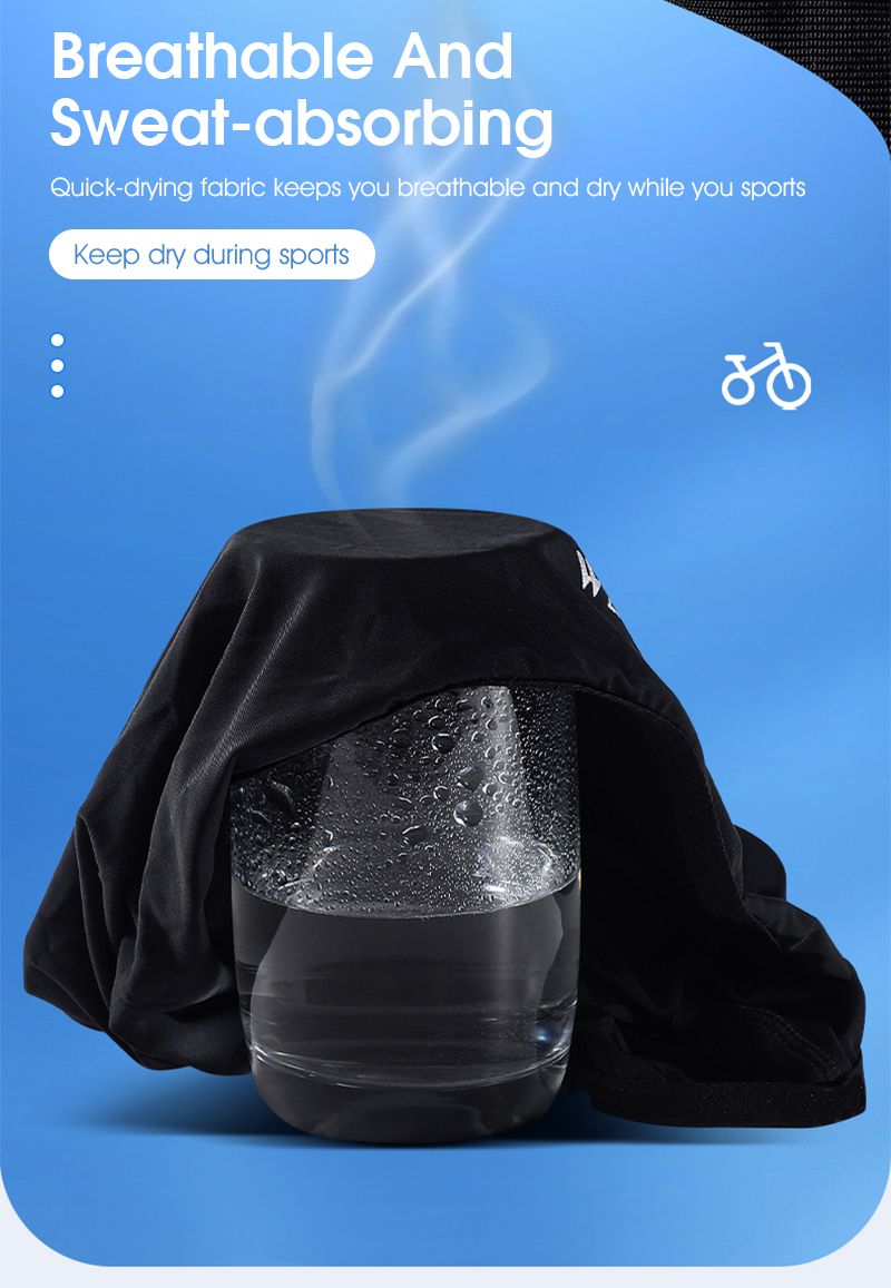 WEST BIKING Couvre-visage de cyclisme Masque d'été frais Bandana en soie glacée Vélo Moto Écharpe Randonnée Extérieur Protection UV Equi_voghion.com