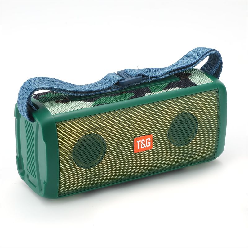 Nuevo Altavoz Bluetooth TG345 para exteriores, luz LED colorida, Radio, tarjeta de inserción, caja, transmisión, Subwoofer_voghion.com