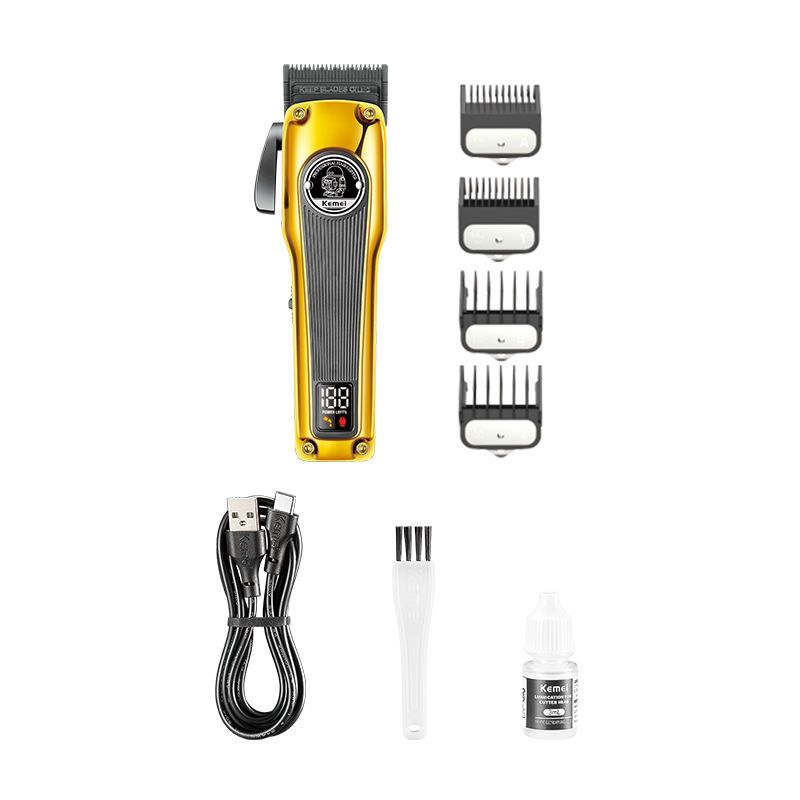 Kemei Km-1825 Héichleistung Professionelle Elektreschen Trimmer Kabellos Schneiden Hin Opluedbar Hoerschneider Männer Coiffeur_voghion.com
