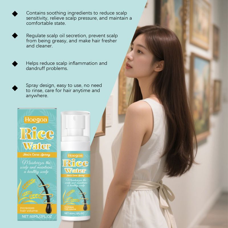 Hoegoa Gentle Nourishing Scalp Smooth Daily Refreshing Convenient Hair Care Spray_voghion.com