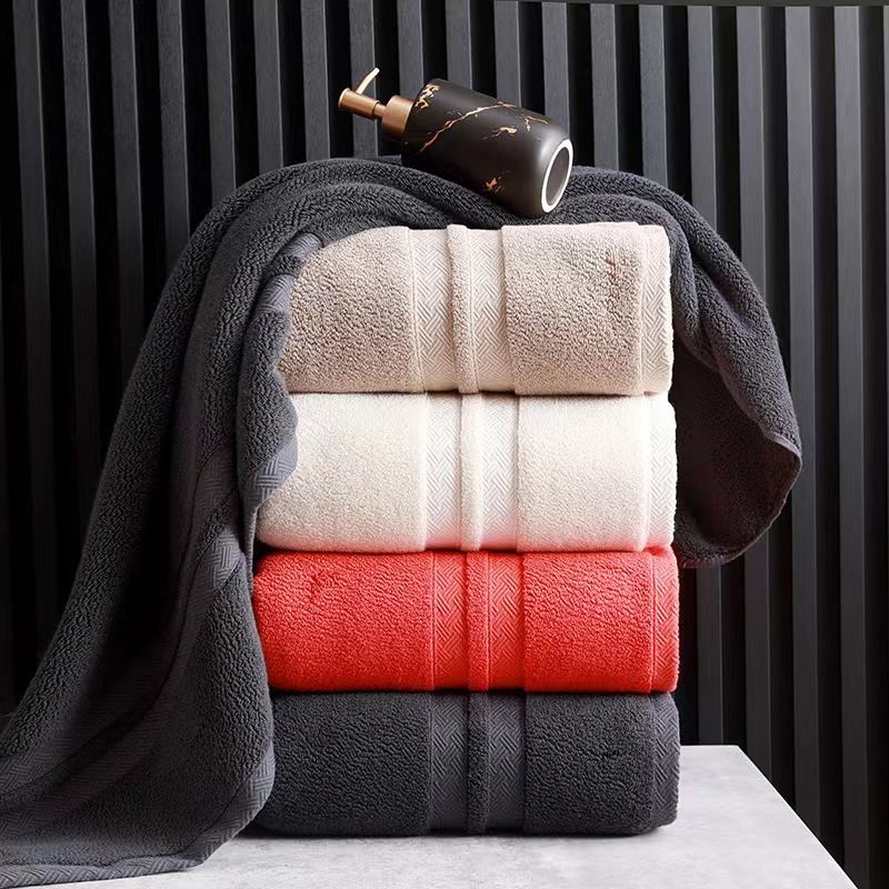 Asciugamano da bagno Premium A-Class 100% cotone - 80x160 cm, oversize e ultra spesso, super morbido e altamente assorbente, regalo aziendale con ricamo personalizzato._voghion.com