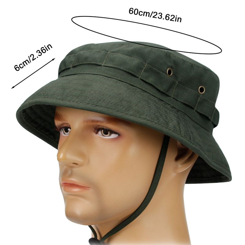 Fashion Flat Top Camo Summer Boonie Camouflage Travel Bucket t Hunting Fishing Adjustable Jungle Bush Cap Men's Hiking Panama_voghion.com