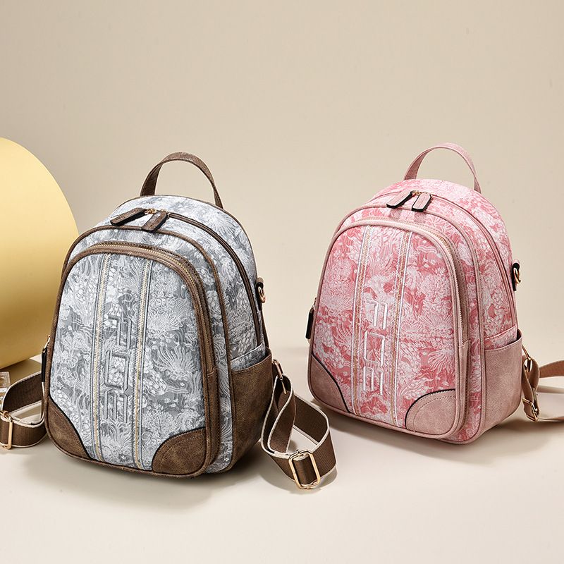 Nahrbtnik za ramena 2025 Nova preprosta korejska različica modnih nahrbtnikov za prosti čas z veliko prostornino za vezenje_voghion.com