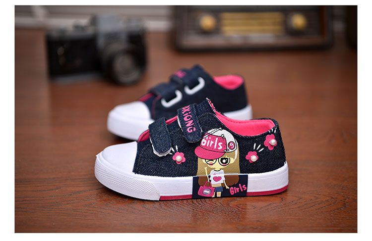 Scarpe da corsa sportive casuali per bambini, in tela, con fondo morbido, alla moda, antiscivolo, traspiranti, per neonati e bambini piccoli_voghion.com