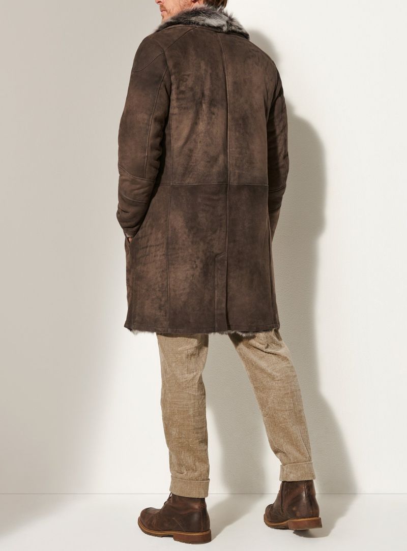 Pulse Pulse Italian Men Tuscan Long Wool Fur Winter Coat_voghion.com