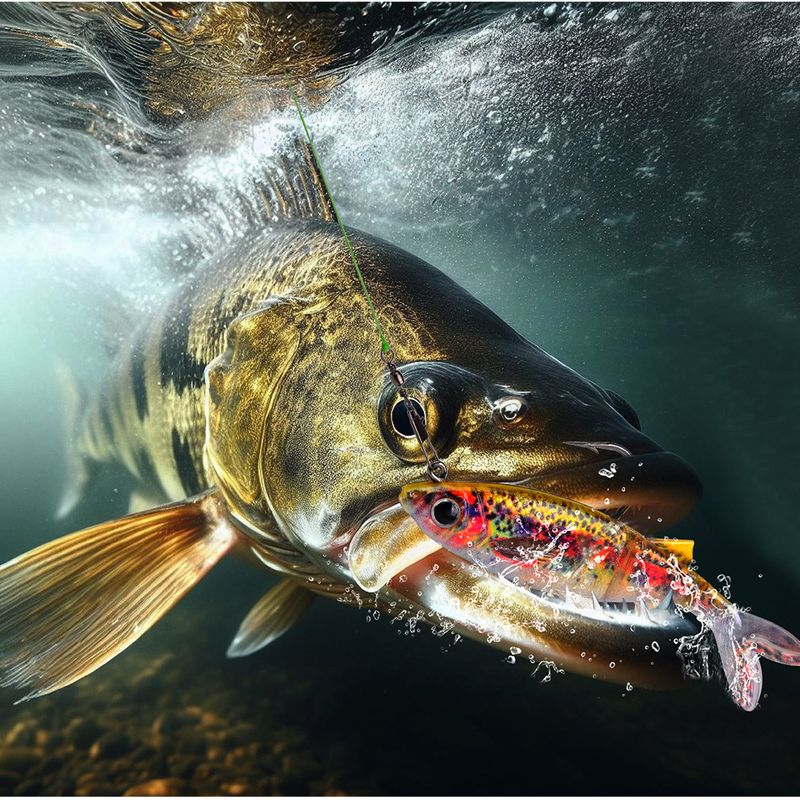 Einzelhaken Fischförmiger simulierter Köder Weicher, mit Blei umwickelter Fischschleppköder_voghion.com