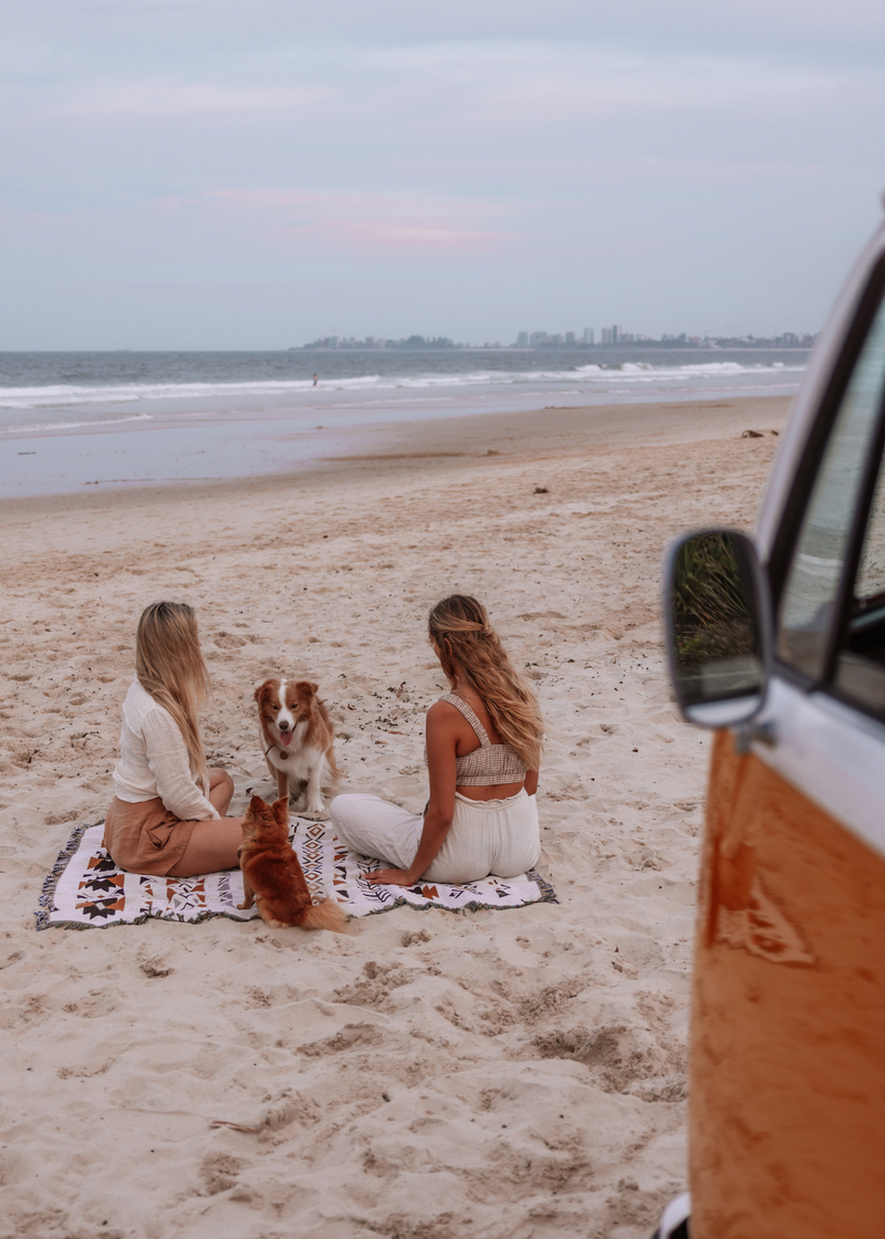 Vanlife Ethno-Stil Zelt-Innenkissen, aufblasbares Bett, Sofa, Decke, Strand, Picknick-Teppich_voghion.com