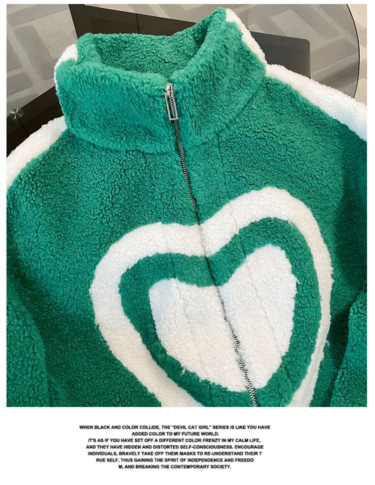 Abbigliamento da donna Giacca in pile di pelliccia e pelle per donna 2024 primavera e autunno nuovo stile casual in pile granulare ispessito lana d'agnello_voghion.com