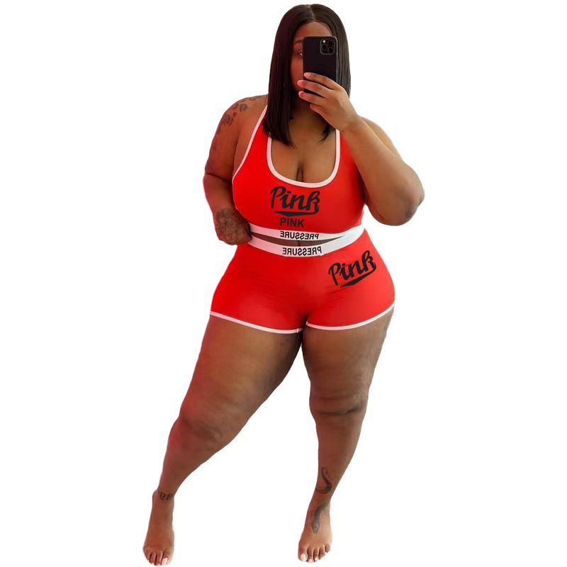 Women's Clothing Independent Station Fashion Casual Sexy Letter Print Swimsuit Two-piece Set_voghion.com