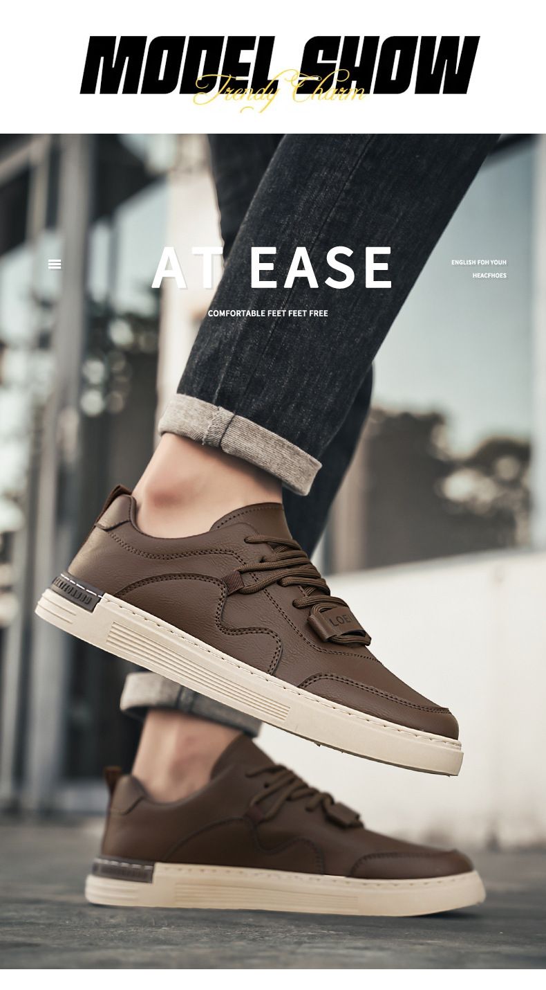 Männer Schong Duebel Schnalle Casual Lieder Schong Echt Lieder Loafers Männer Komfortabel flaach Schong Daily Versatile Slip On_voghion.com