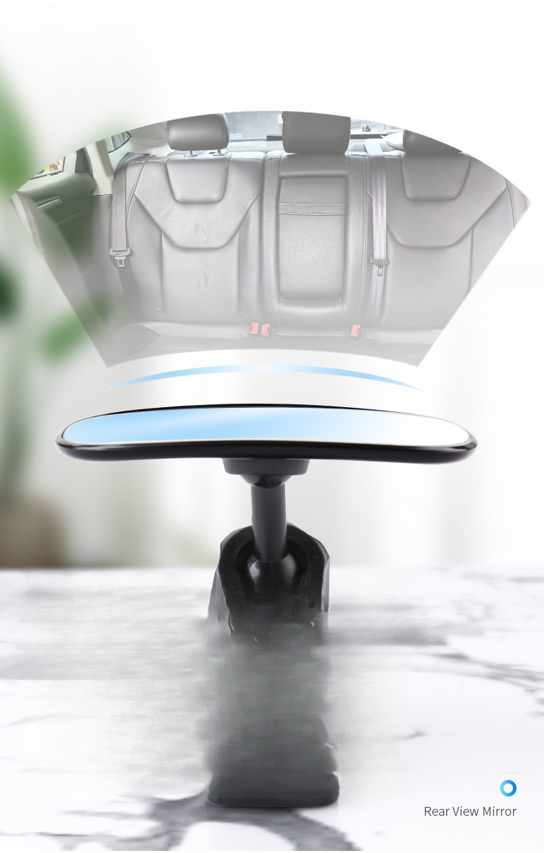 Automobilio salono galinio vaizdo kūdikių stebėjimo atspindintis atbulinės aklosios zonos veidrodėlis, pagalbinis universalus plataus kampo lenktas_voghion.com