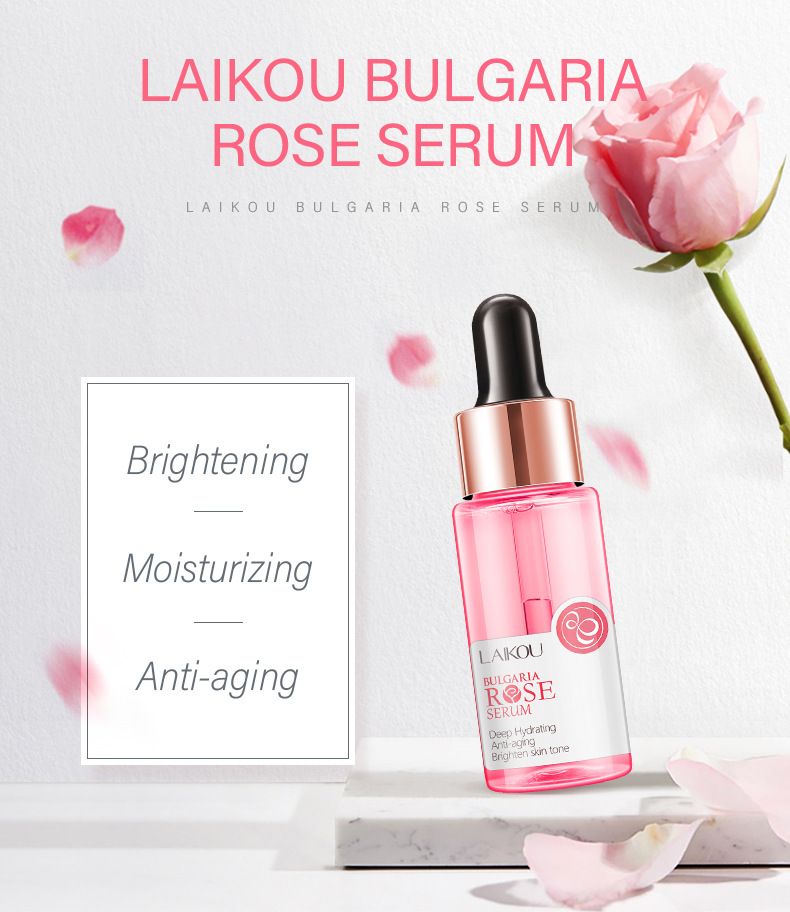 Sérum Laico Essence de Rose Bulgare 17 ml Soin hydratant et hydratant pour la peau Emballage anglais_voghion.com